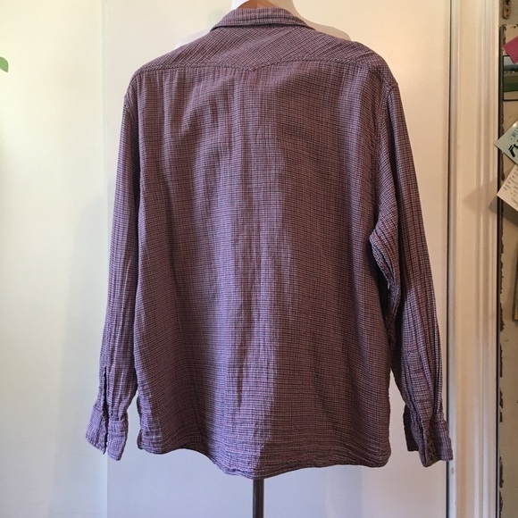 Trevero long sleeve button front plated print shirt size:XXL - Picture 3 of 8